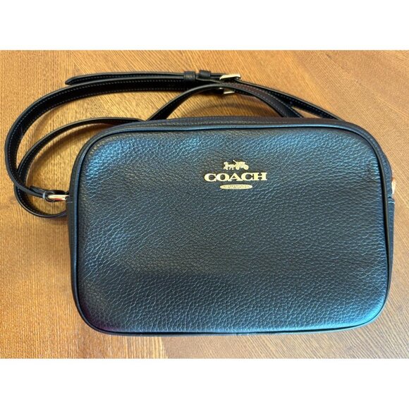 Authentic Classic Coach Small Black Leather Crossbody/Shoulder Purse - Picture 1 of 6